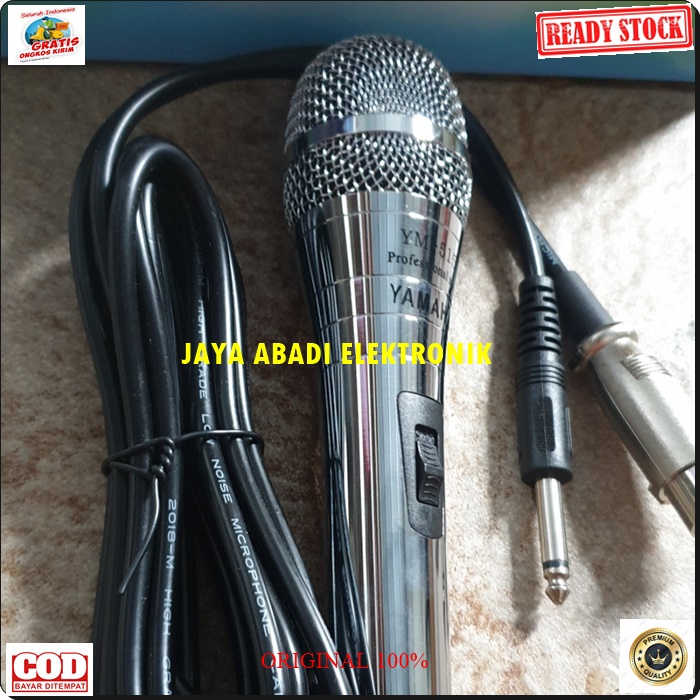 G477 YAMAHA MIKROPON MIK MICROPHONE MIC CARDIOID MIKROPHONE MEETING METING CABLE VOKAL ARTIS VOCAL AUDIO SOUND BEST SISTEM PROFESIONAL PRO PENGERAS SUARA HIFI SUARA SENSITIF MC PIDATO SEMINAR CERAMAH ACARA LEGENDARIS PORTABLE BAHAN FULL METAL FIRSTCLASS L