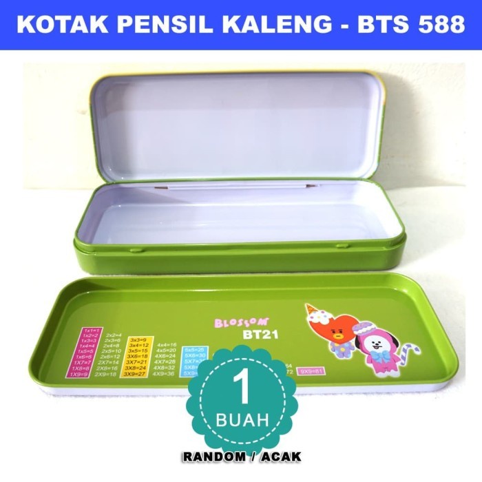 

Nikmati Kotak Pensil Kaleng Kpop 588 - Random - Acak - Kotak Pensil Kpop 588 Promo