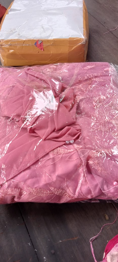 Blouse Anjela Dus - Aurora Selendang Ceruty - Stelan Kebaya Modern - Kebaya Wisuda - Kebaya Kekinian