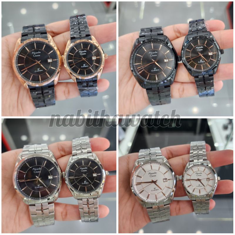 Jam Tangan Couple Alexandre Christie AC8578 New 8578 Original Garansi Resmi