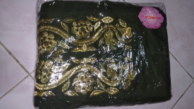 Westylis Gamis Fashion Bordir Batik Mewah ( Real Pick ) Gamis Jumbo Bordir Cantik Premium Xxl