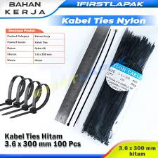 

KABEL TIES HITAM RRT 10CM / 15CM / 20CM / 25 CM / 30 CM HARGA 1 PACK ISI 100 PCS