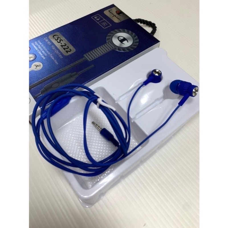 PROMO HANDSFREE CHAMPION CS222 NEW STREO EARPHONE