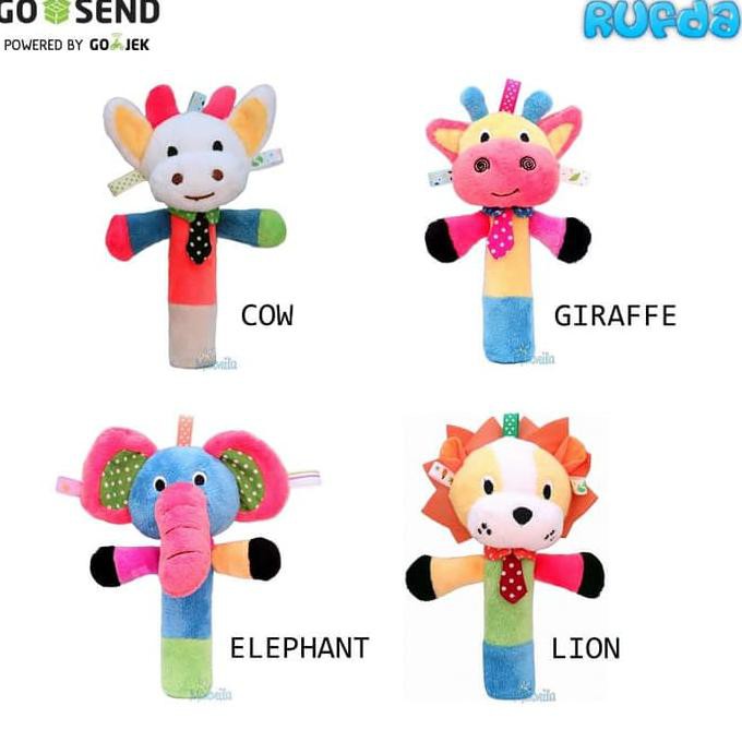 Marveila Rattle Squeeze Stick Mainan Boneka untuk Bayi Bisa Berbunyi PROMOCode 1669
