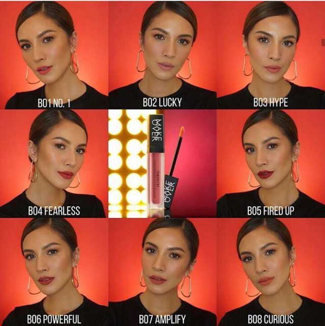 MAKE OVER POWERSTAY TRANSFERPROFF MATTE LIP CREAM @MJ