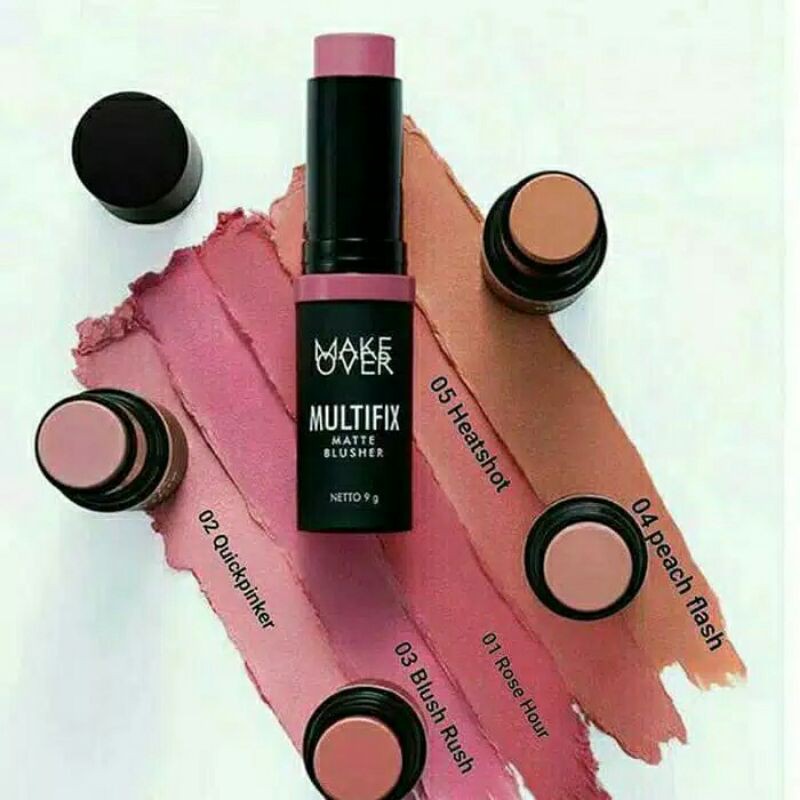 MAKE OVER Multifix Matte Blusher 9gr