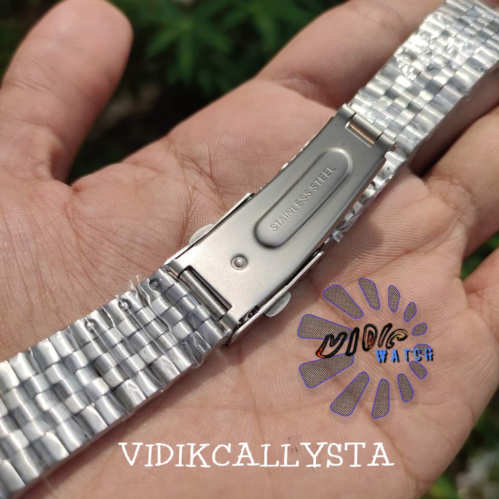 TALI STRAP RANTAI JAM TANGAN STAINLESS STEEL WATCH B3033 20MM 20 MM