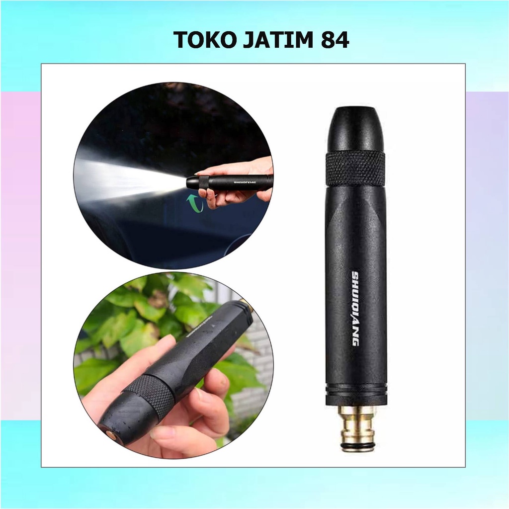 Semprotan Air Kuningan Semprotan Air Semprotan Air Cuci Motor Mobil Taman NEW UPGRADE Hose Nozzle