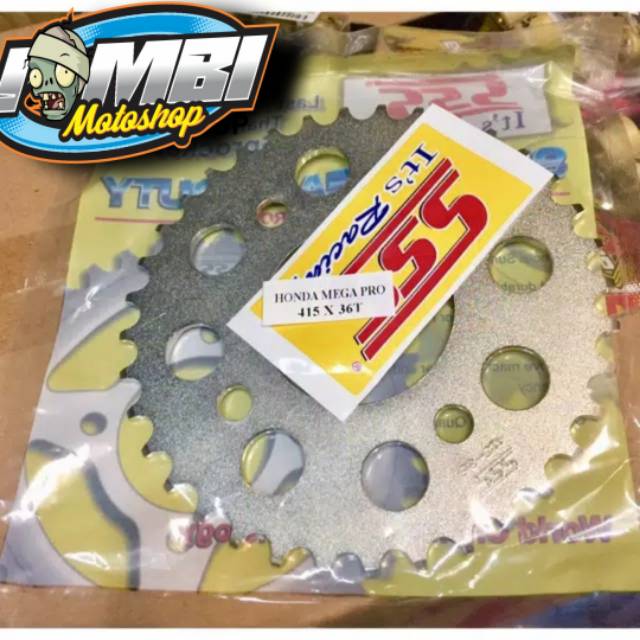 Gear SSS (Belakang) 415 (TIPIS) : MEGAPRO, NMP, CB150R, CBR150,