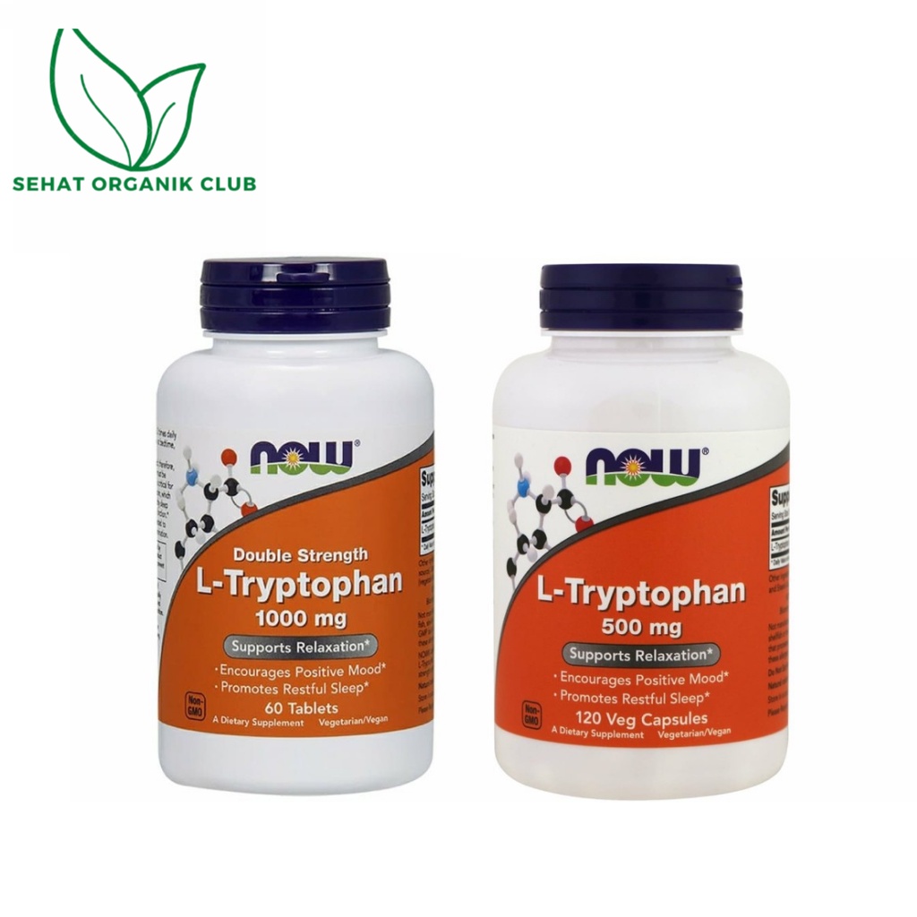 Now Foods, L-Tryptophan Double Strength 1000 mg 60 Tablets ; Now Foods L Tryptophan now tryptophan 5