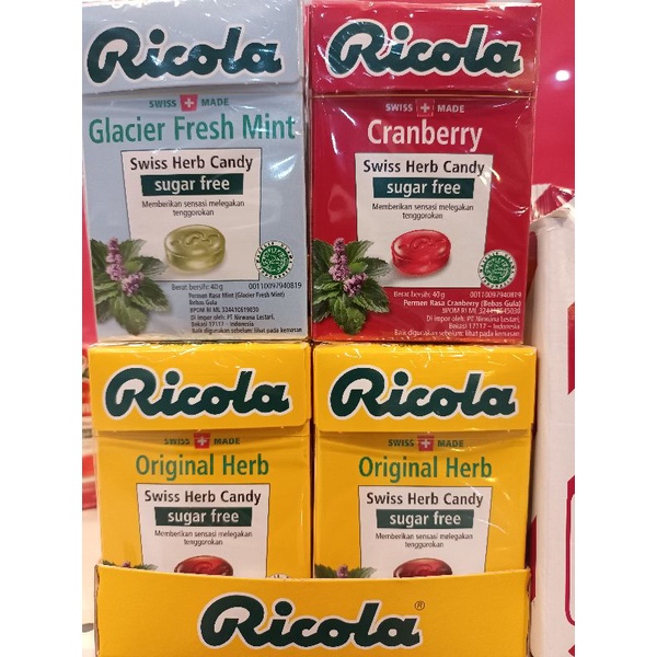 

Ricola permen pelega tenggorokan 40gr