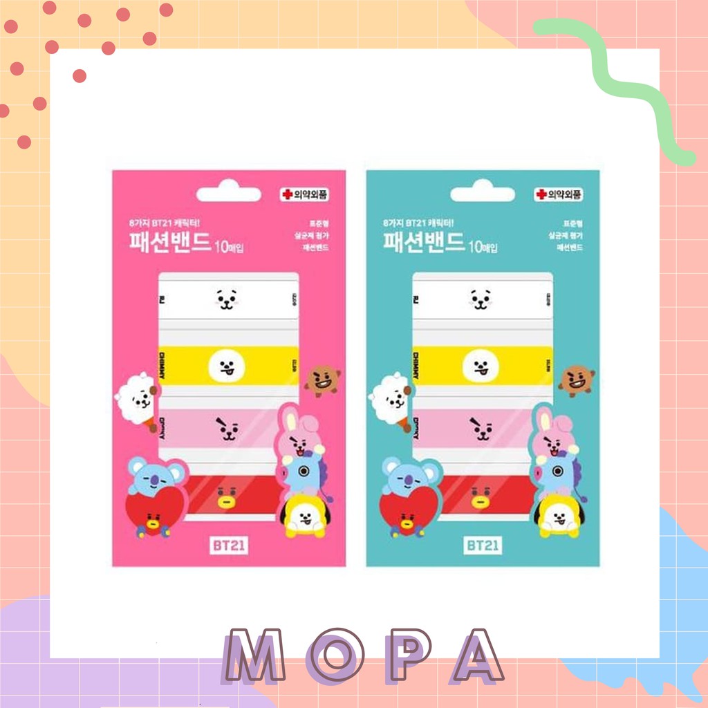 [PO] bt21 official band-aid