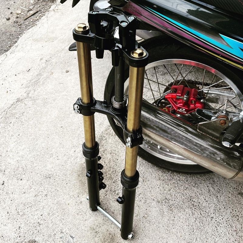 PROMO SHOCK DEPAN NINJA AS GOLD SET KUPINGAN MOS
