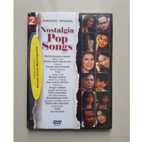 DVD KARAOKE V.A. - NOSTALGIA POP SONGS (2DVD)