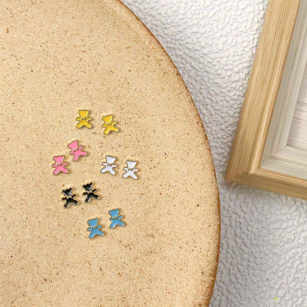 AUGUSTINA Agustina Dasi Kupu-Kupu Beruang Perhiasan Kuku Fashion Mini Lucu Manicure Aksesoris DIY Nail Art Tool