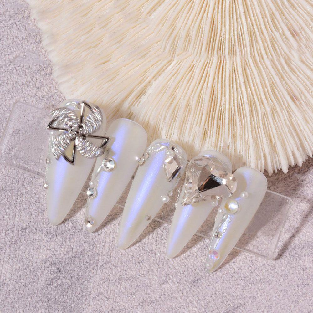 Mxbeauty Windmill Nail Art Perhiasan Indah Mewah Rotary Windmill Drill Double-layer Windmill DIY Nail Art Dekorasi