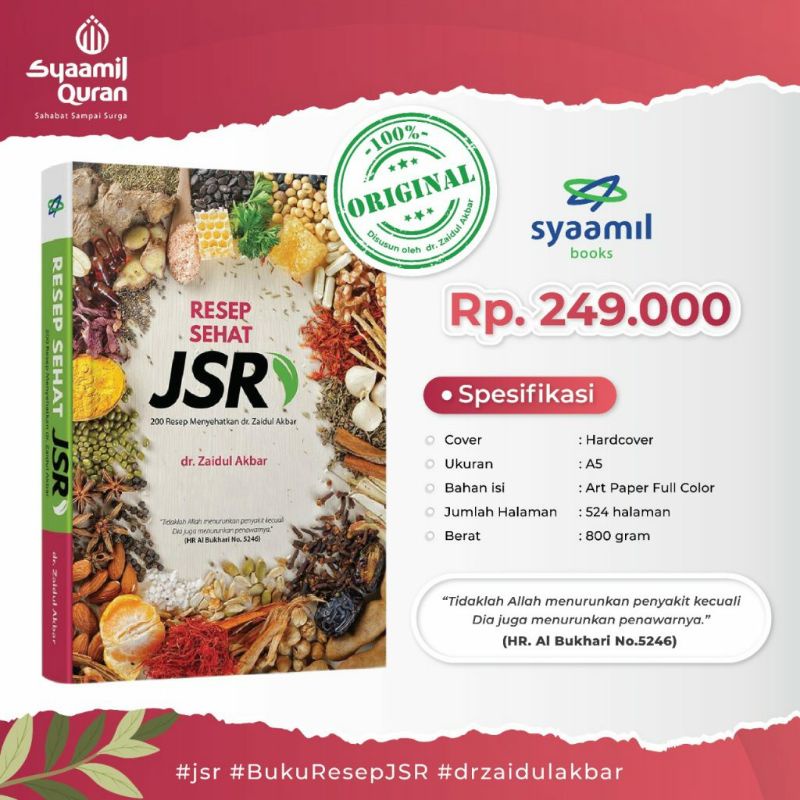 

Resep Sehat JSR 200 Resep Sehat Menyehatkan dr Zaidul Akbar