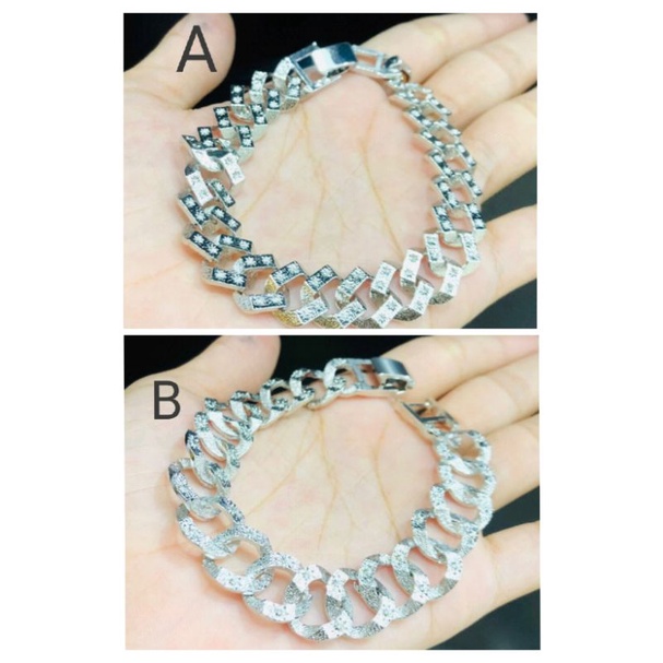 Namk253. Gelang xuping wanita lapis emas dgn mata zircon ukuran 18 cm