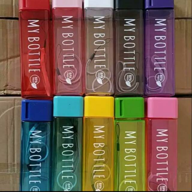 My Bottle persegi/ My bottle petak BPA Free