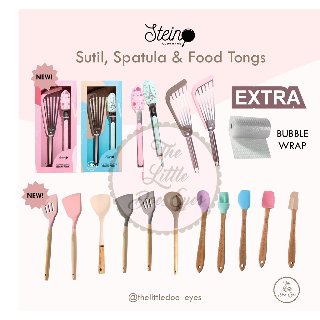 [READY] Stein Cookware Sutil Spatula Choco Latte Soup Flamingo Muffin