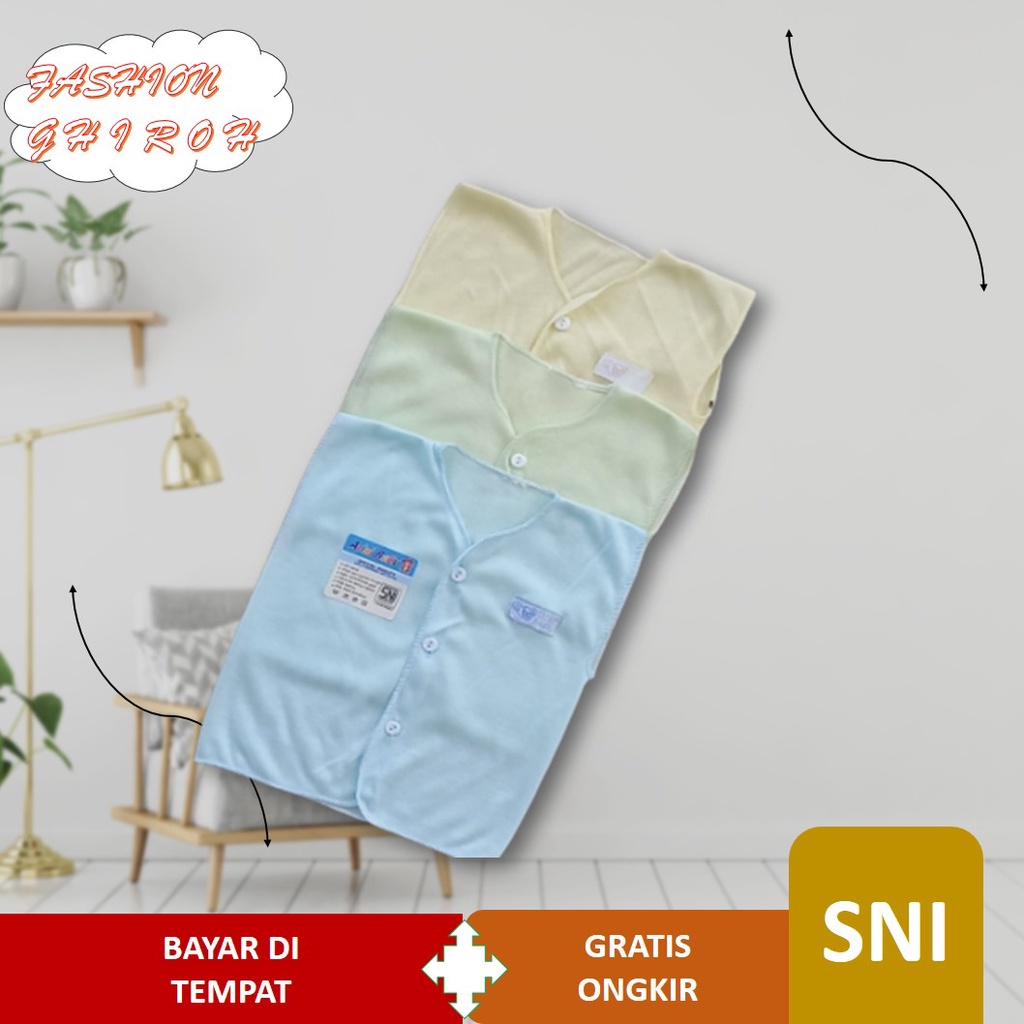 Baju kutung Bayi Perempuan Laki Laki 0 6 12 Bulan Lusinan baju bayi sni