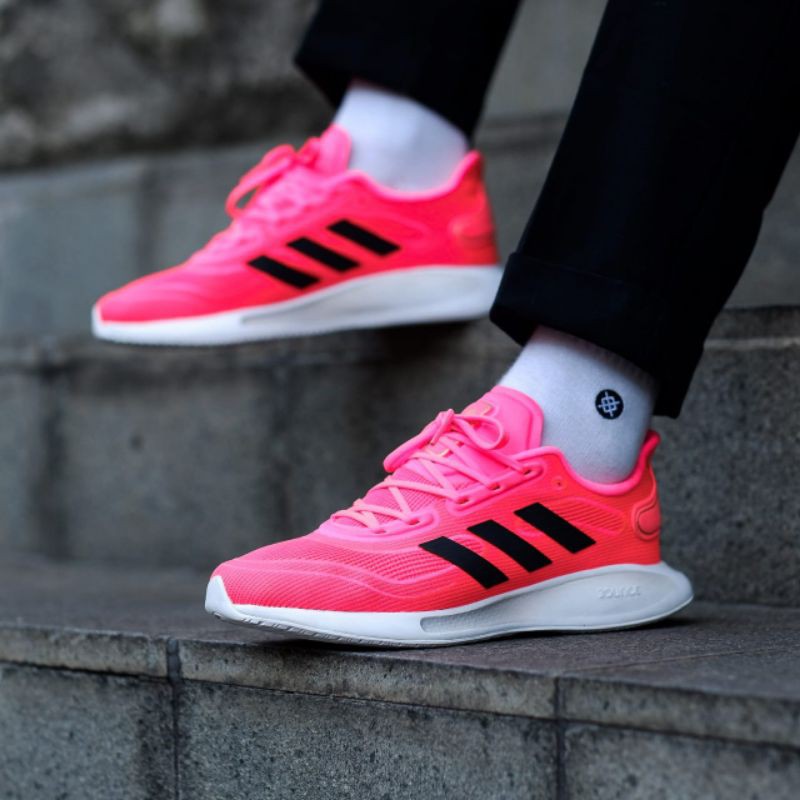 ADIDAS GALAXAR BOUNCE PINK BLACK