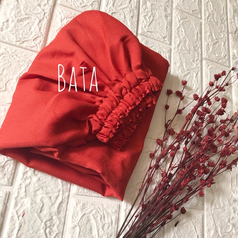 ROK PANJANG MOSCREPE PREMIUM TIDAK NERAWANG-Moscrepe bata