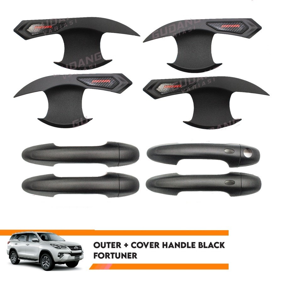 Outer + Cover Handle Black Fortuner