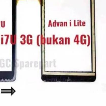 ۞ Original Touchscreen TS Tablet Advan i7U 3G - Advan i Lite 3 G - Advance Tab (tidak cocok di i7U 4G) ✤