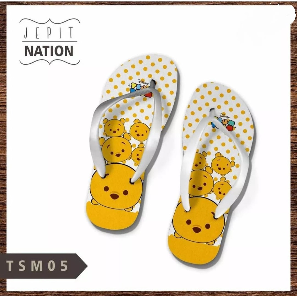 Sandal Jepit Wanita Motif Kartun Lucu