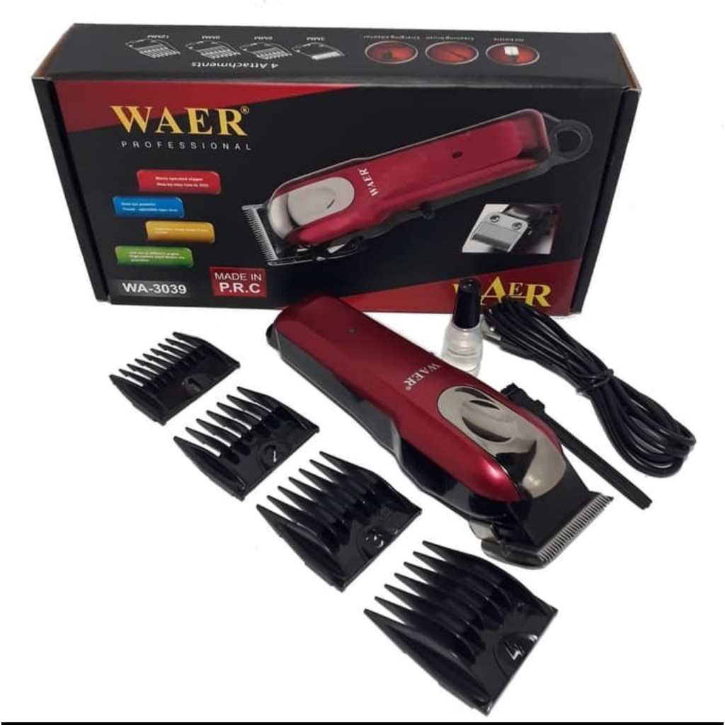 ALAT CUKUR RAMBUT WAER 3039 ORIGINAL