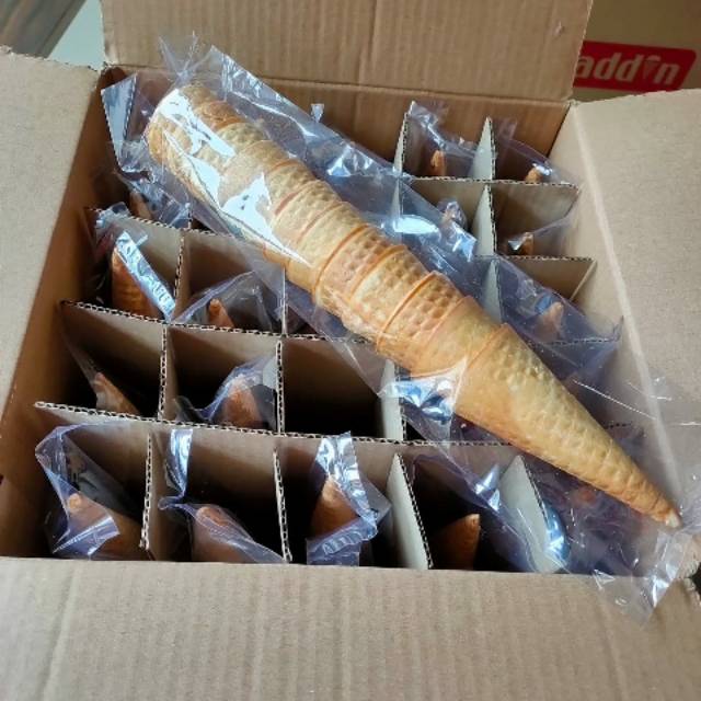 

Wafle cone Aladin/cone kerucut KHUSUS GOSEND ATAU GRAB