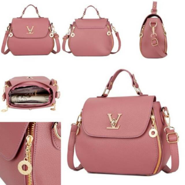 Handbag Import ST11382 Red Bean