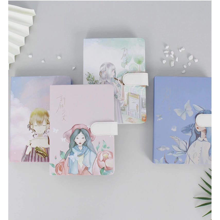 BUKU TULIS NOTEBOOK MOTIF KARTUN ANIME FLOWER BUKU HARIAN BERGAMBAR