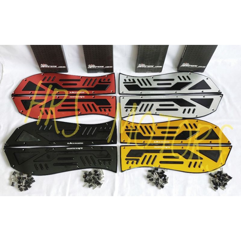 BORDES/KARPET AEROX 155 NEW BLACK DIAMOND ORIGINAL