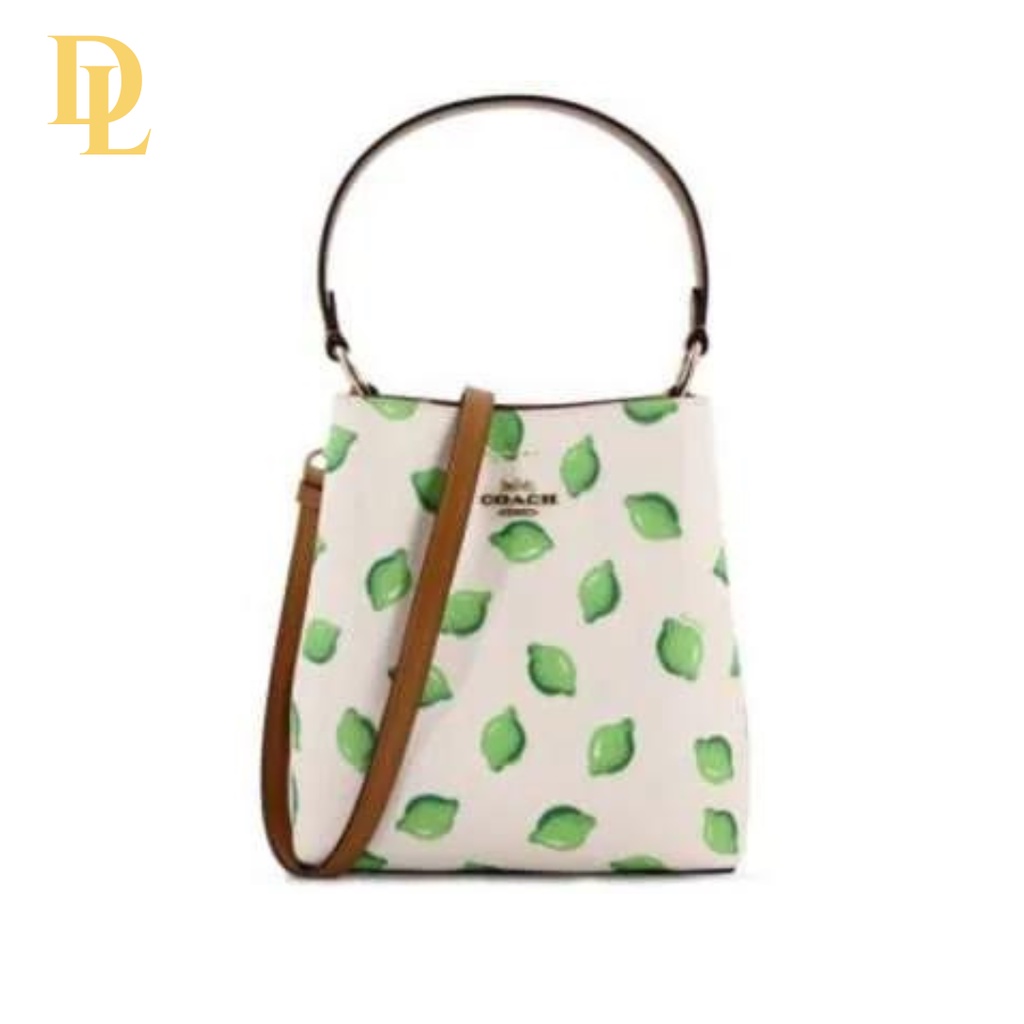 SMALL TOWN BUCKET BAG IN SIGNATURE CANVAS (C1625)