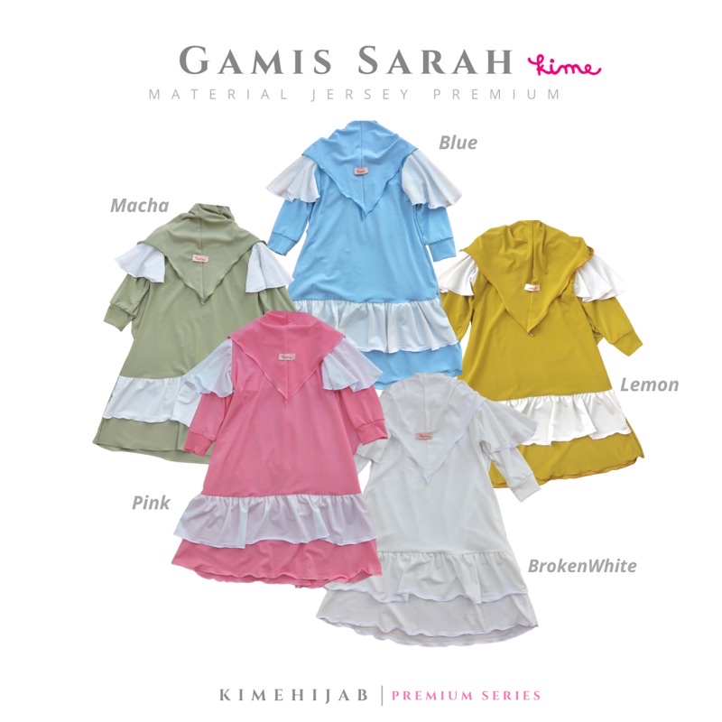 Gamis Anak Perempuan Syar’i Sarah by kimehijab