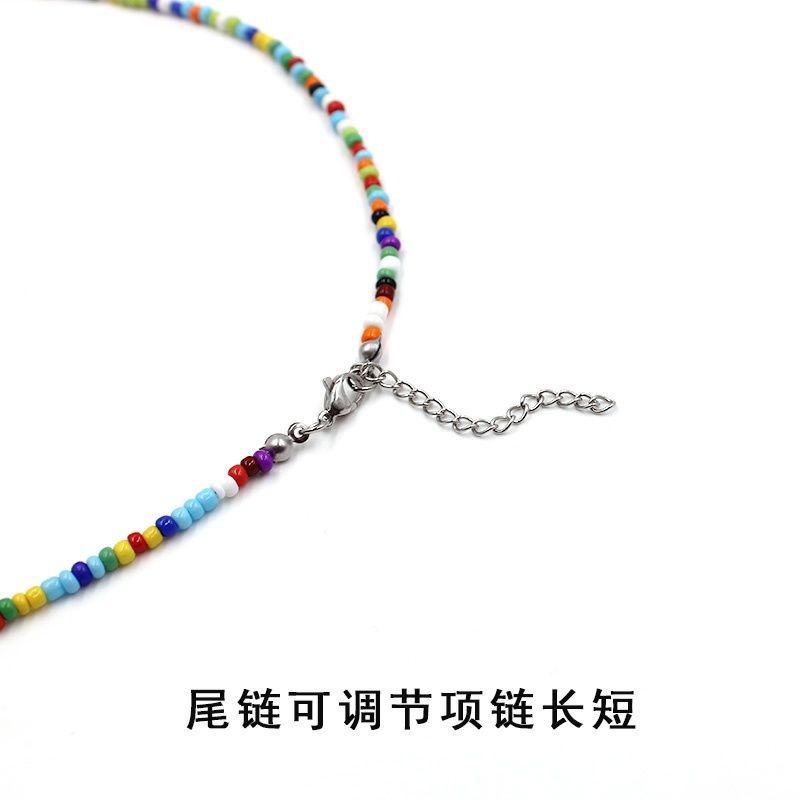 Baru warna-warni bead Perhiasan set Korea bintang aidou gaya yang sama polimer tanah liat Smiley bun