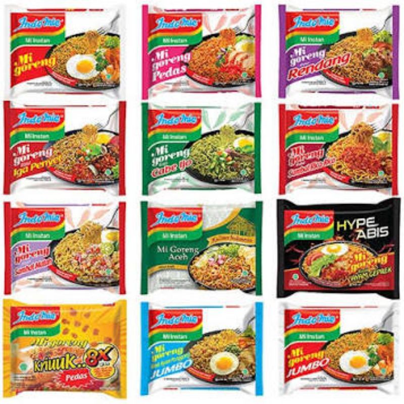 

INDOMIE MIE INSTAN ALL VARIANT 85g