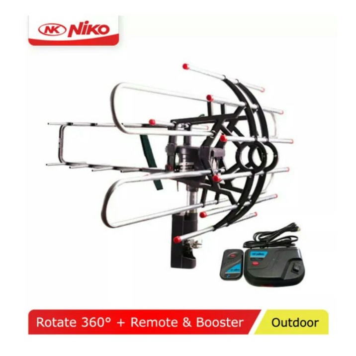 antena tv remote merek Niko