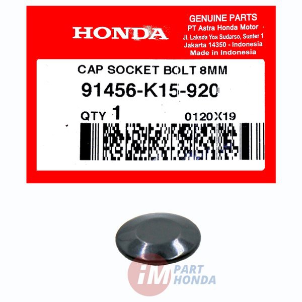 Best seller tutup baut stang cap socket bolt 8 MM new CB 150 R LED 91456-k15-920  Terpopuler