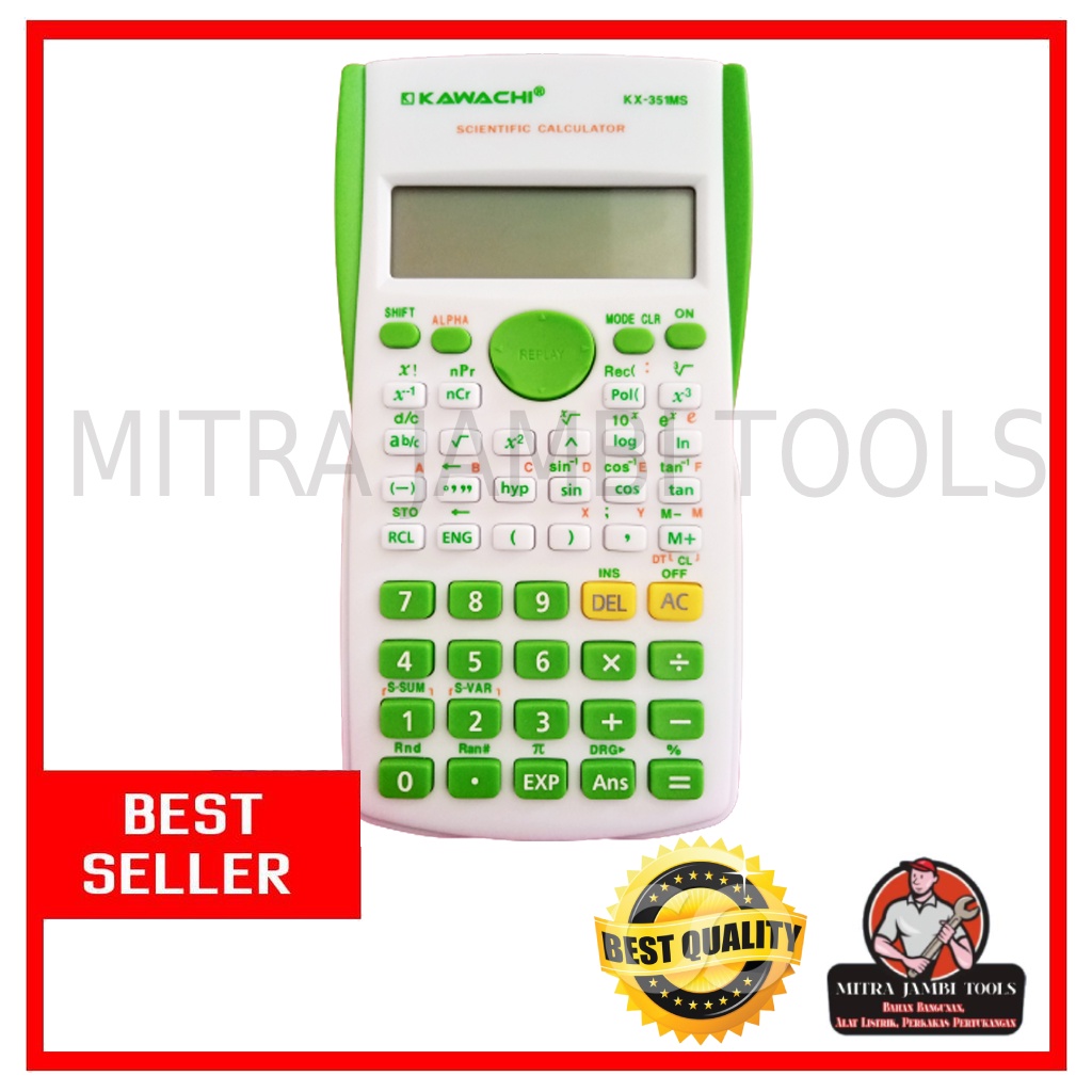 

KALKULATOR SCIENTIFIC / KALKULATOR BELAJAR SCIENCE KAWACHI KX-350