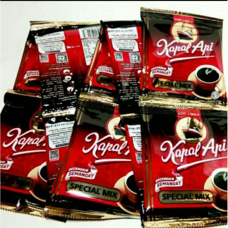 

Puri Segar Shop, Kopi Kapal Api Special Mix 1 Renceng isi 10 sachet @ 25 Gram