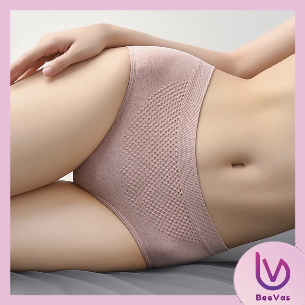 BV.ID CD539 CELANA DALAM WANITA BRIEFS ELASTIS CD SEAMLESS HIGH WAIST BAHAN KATUN