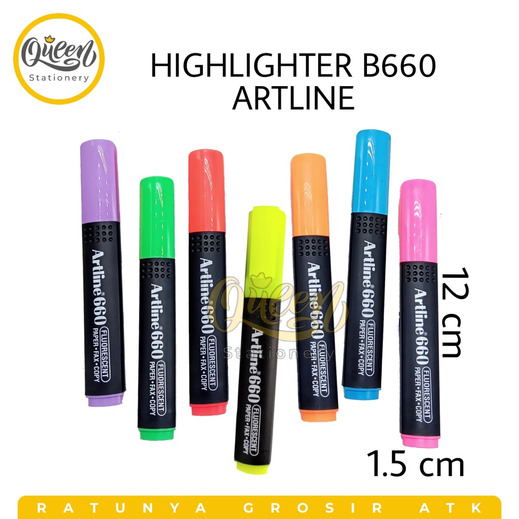 

1 PCS HIGHLIGHTER B660 ARTLINE / TEXTLINER WARNA