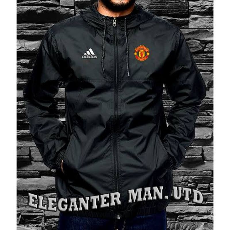jaket waterproof manchester united terbaru