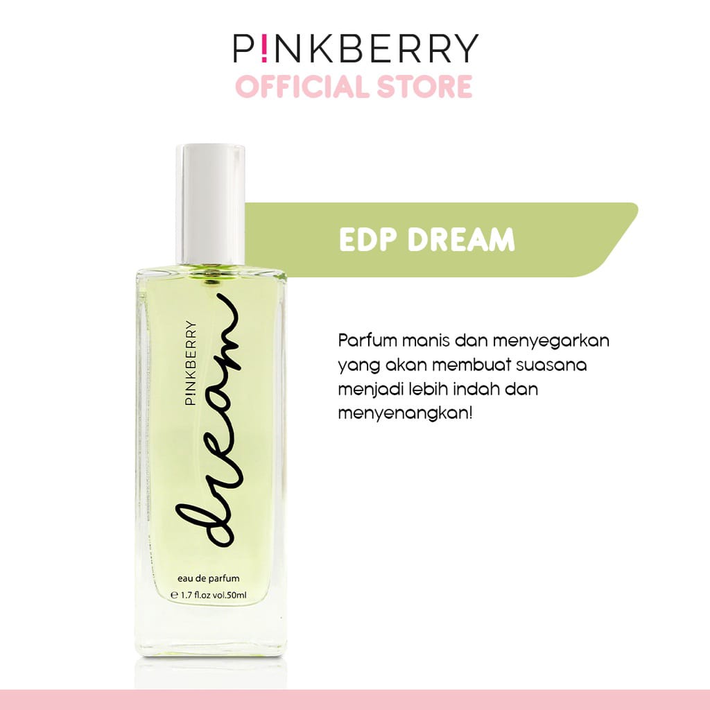 Eau De Parfume wanita Pinkberry EDP Dream 50 ml Parfum HALAL Tahan lama Segar Soft Freash ORIGINAL 100%