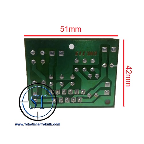 Kit Power Mono TDA 2005 20W Bridge Power Amplifier Mini IC TDA2005 (Mono) 12VDC Aux 20 Watt RMS