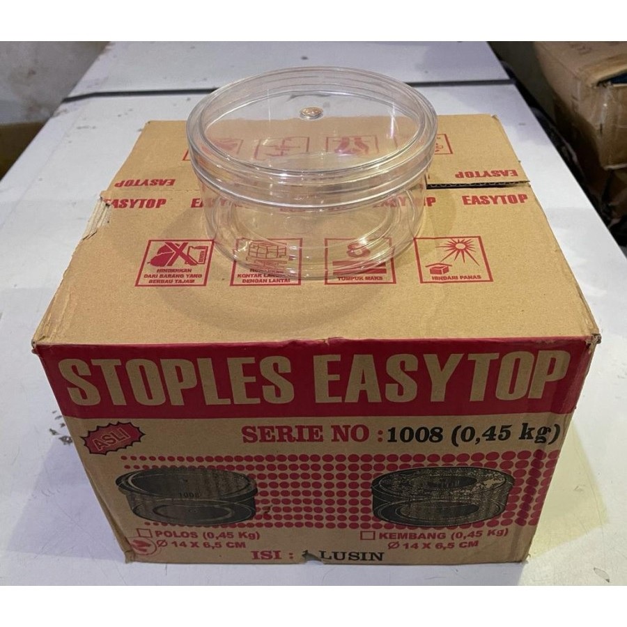 Toples Kue Bulat Easytop 1008 isi 1lusin - Sameday/Instant only!!!