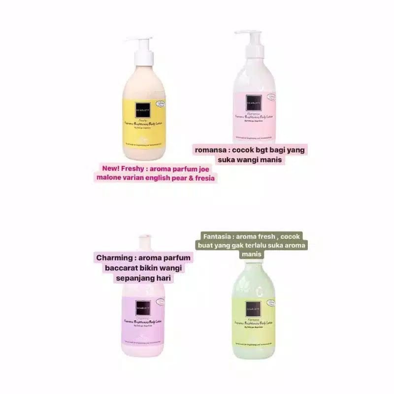 SCARLETT WHITENING BODY LOTION by Felicya Angelista / HAND BODY SCARLET ORIGINAL